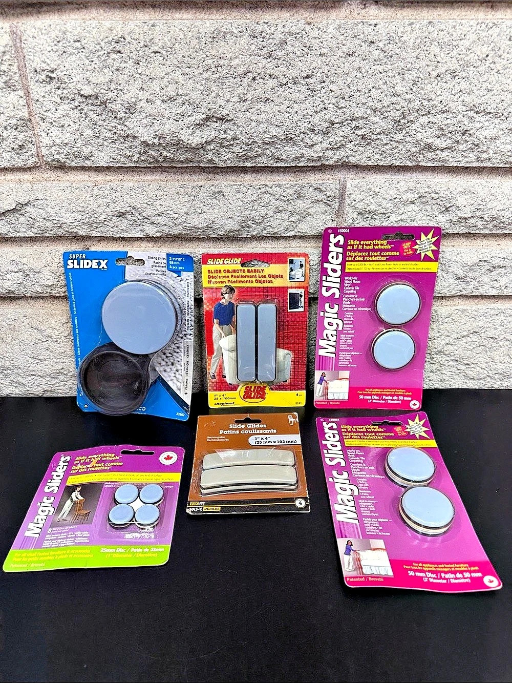 Magic Sliders assorted furniture sliders and pads Furniture Sliders & Pads NWT